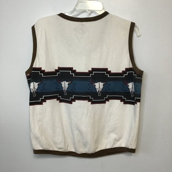 Cumberland Outfitters Western Graphic Sleeveless Top Size XL - Picture 6 of 12
